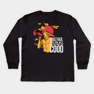 'Abolish Slavery For Good' Human Trafficking Shirt Kids Long Sleeve T-Shirt